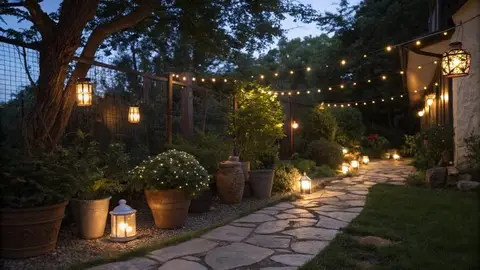 beautiful blooming roses in family garden